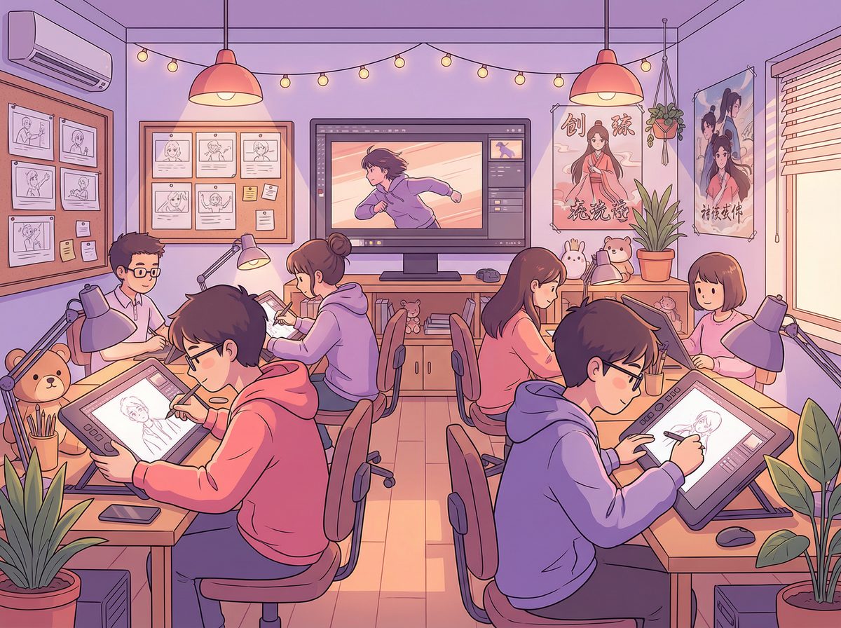 四虎视频动漫创作工作室